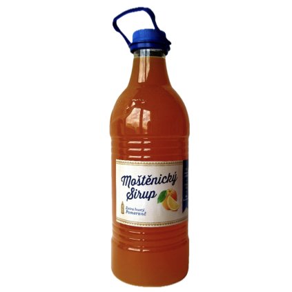 Moštěnický sirup Pomeranč 3l