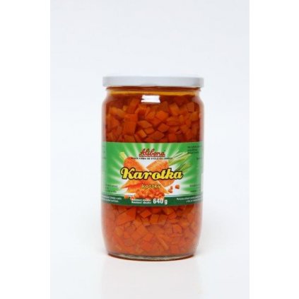 Karotka kostky 640g