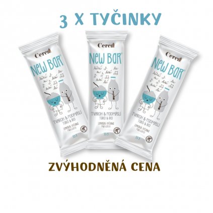 Cerea New Bar Tvaroh & Podmáslí 3x33g  99g