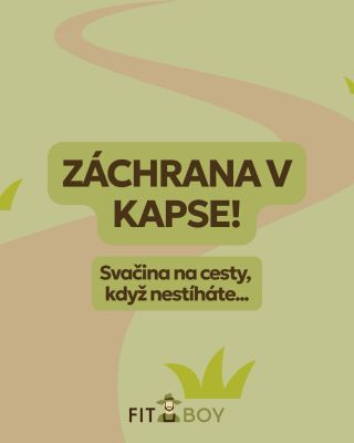 Když nestíháte, ale nechcete sáhnout po první náhodné sladkosti 🍏✨ Tyhle rychlé svačiny do kapsy vás podrží na cestách, ve...