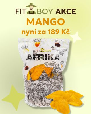 FitBoy Mango Šťavnaté mango v AKCI! 🥭✨ Dopřejte si kousek exotiky bez výčitek. Naše sušené mango je plné přirozeně sladké...