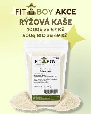 FitBoy Rýžová kaše Blesková snídaně za AKČNÍ CENU! 🥣⚡️ Začněte den lehce a s čistou energií. Naše rýžová kaše je 100%...
