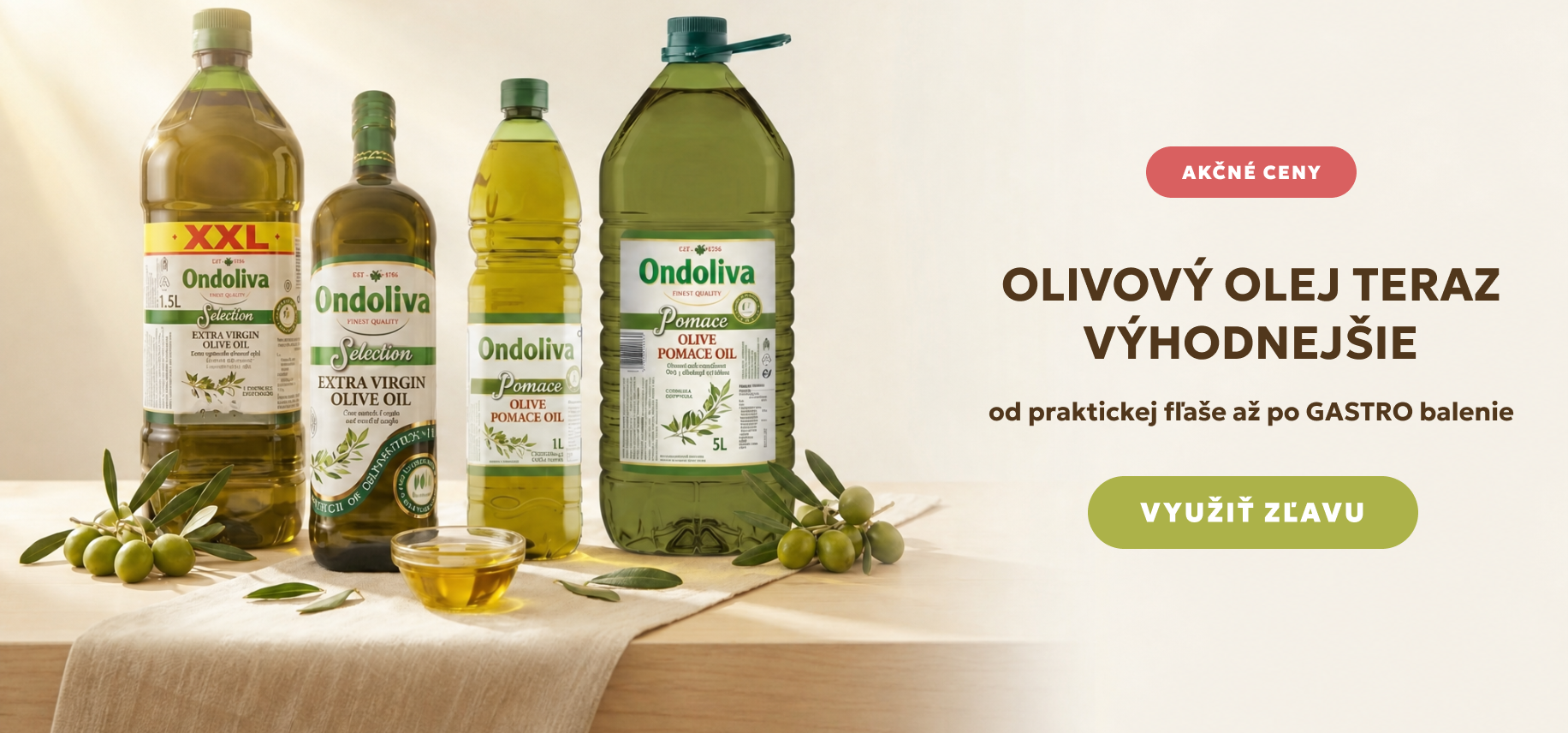 ONDOLIVA - akciová ponuka