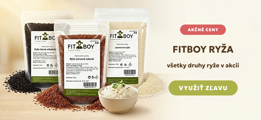 FITBOY ryža - akciová ponuka