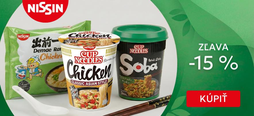 NISSIN - 15 procent sleva