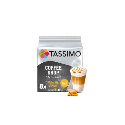 Tassimo Kapsule Toffee Nut Latte 8+8  8x 7g