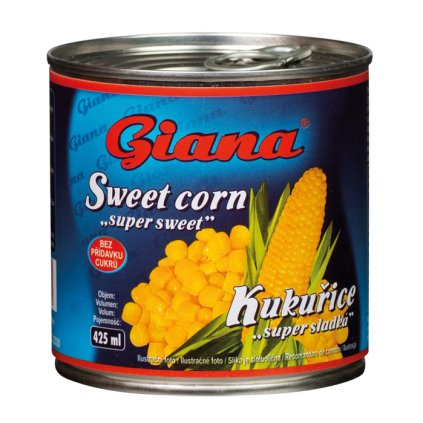 Kukuřice supersweet 425ml GIANA