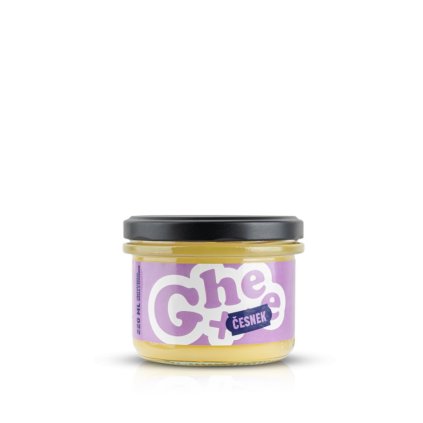 České ghíčko Ghee+ prepustené maslo cesnak 220ml  220ml