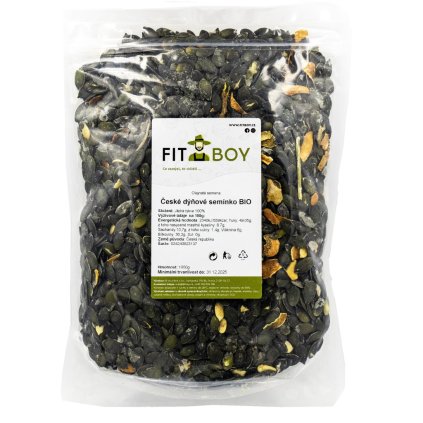 FITBOY České tekvicové semienko BIO 1000g  1000g