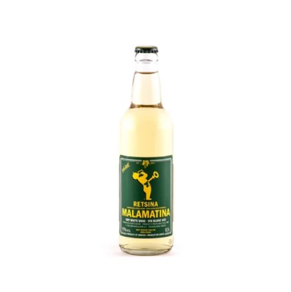 Hermes Víno Retsina Malamatina biele 0,5l  500ml