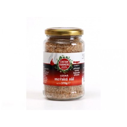 CRETAN FARMERS Morská soľ Údená bukovým drevom 370g  370g