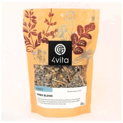4Vita KRÉTSKA OČISTA tradičná bylinková zmes 25g  25g
