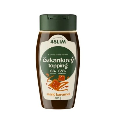 4Slim Čakankový topping slaný karamel 330g  330g