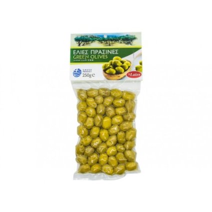 LAIOS Zelené olivy s kôstkou 250g  250g