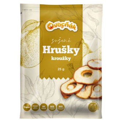 Ovocniak Sušené hruškové krúžky 25g  25g