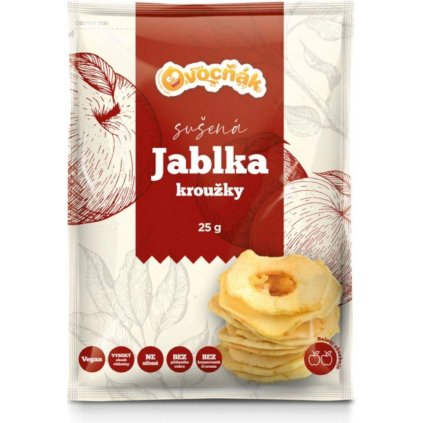 Ovocňák Sušené jablčné krúžky 25g  25g