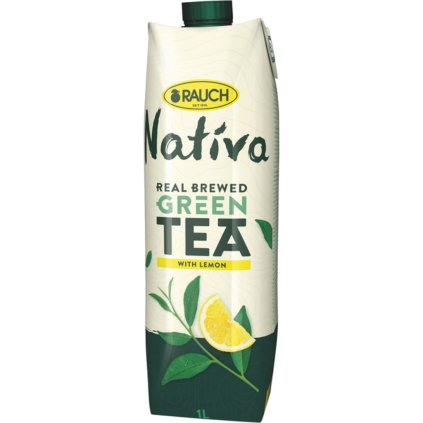 Rauch Nativa zelený čaj s citrónom 1000ml  1l