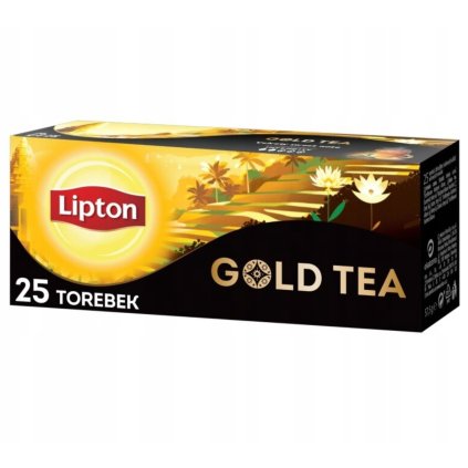 Lipton čierny čaj Gold 25 sáčkov, 37,5g  37,5g