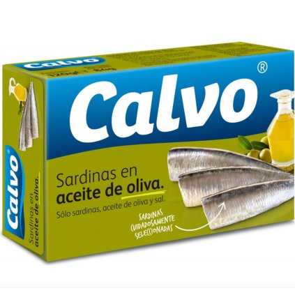 Calvo Sardinky v olivovom oleji 120g  120g