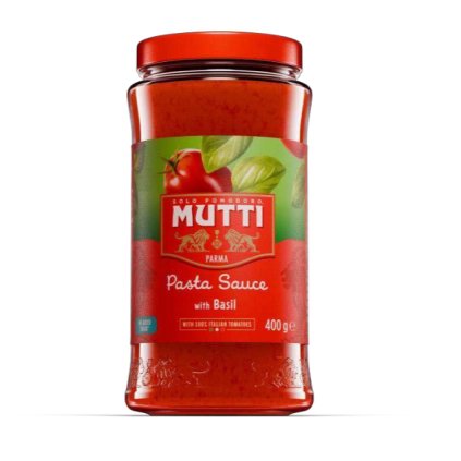 Mutti Paradajková omáčka na cestoviny s Bazalkou 400g  400g