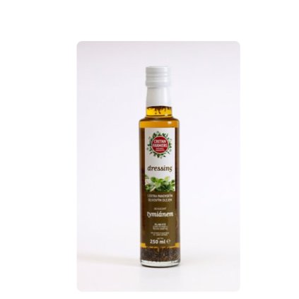 CRETAN FARMERS Dressing s extra panenským olivovým olejom Tymian 250ml  250ml