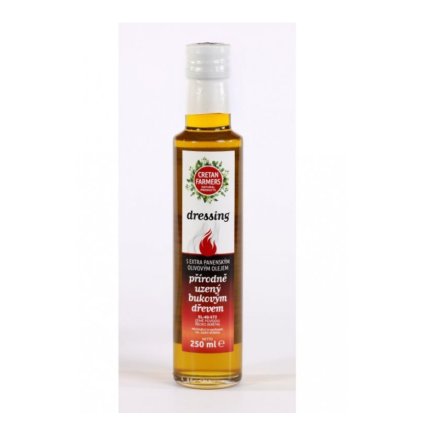 CRETAN FARMERS Dressing s extra panenským olivovým olejom Údený bukovým drevom 250ml  250ml