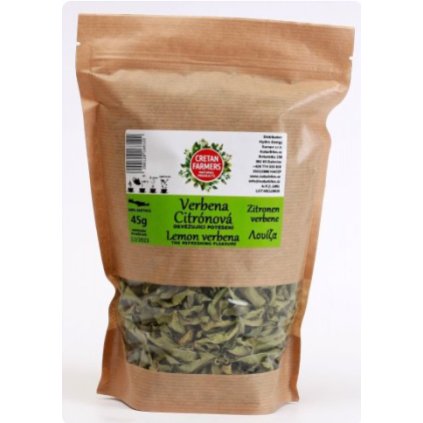 CRETAN FARMERS Verbena citrónová-sušené listy 45g  45g