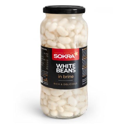 Sokra Biela fazuľa v mierne slanom náleve 540g  540g