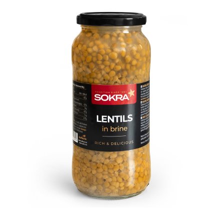 Sokra Šošovka v mierne slanom náleve 540g  540g