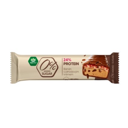 TOPNATUR Tyčinka bez pridaného cukru - Banán s jahodovým krémom 40g  40g