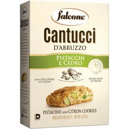 16480 falcone cantucci pistaciove susenky s cedrovou kurou 180g