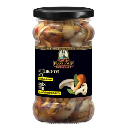 Huby zmes v sladkokyslom naľavu 400x600