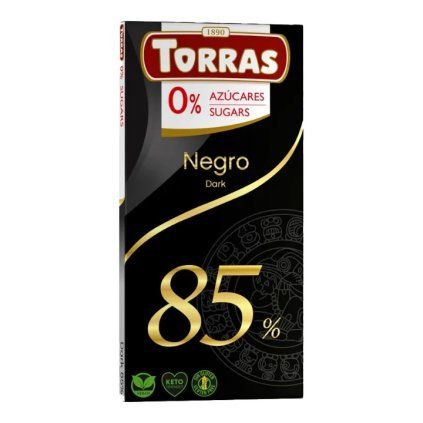 torras cokolada bez cukru tepla 85