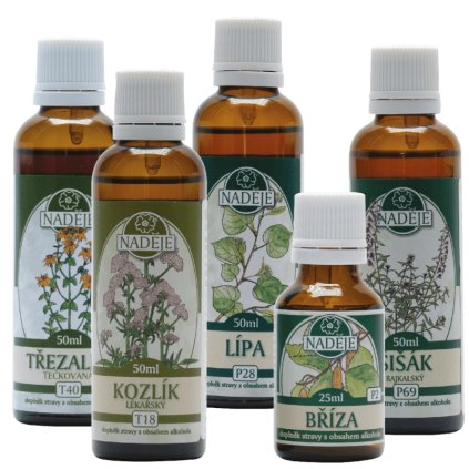 doplnek z bylin ke zlepseni telesne a dusevni pohody a kvality spanku