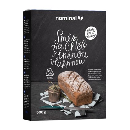 Smes na chleb s lnenou vlakninou bez lepku