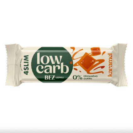 4Slim - Čakanková tyčinka Low Carb karamel 35g  35g