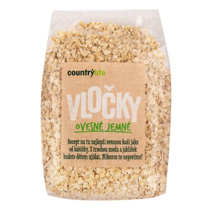 8331 country life vlocky ovesne jemne 500g