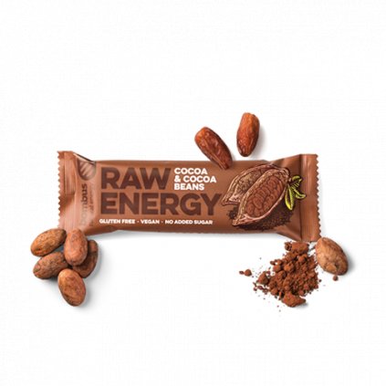 RAW ENERGY cocoa a cocoa beans