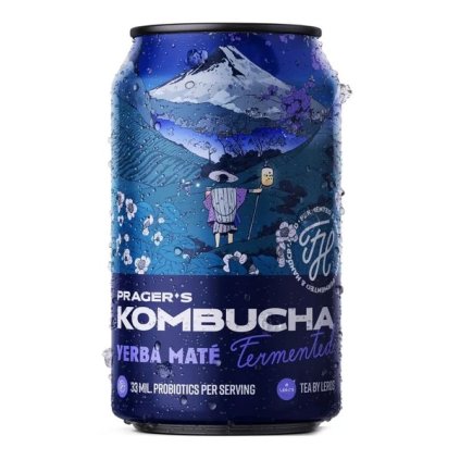 PRAGER´S Kombucha yerba maté 330ml  330ml