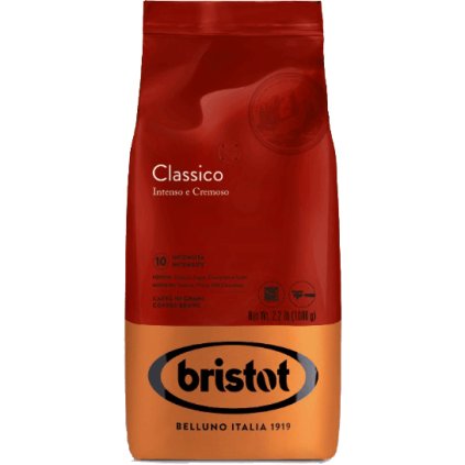 9319 bristot classico zrnkova kava 1kg