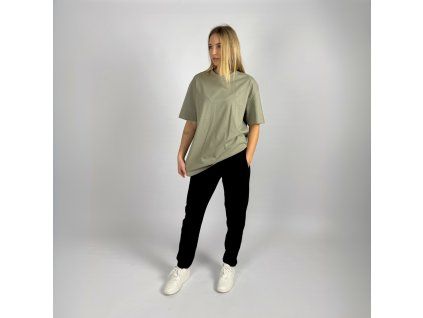 Signature Oversized Tee zelená žena
