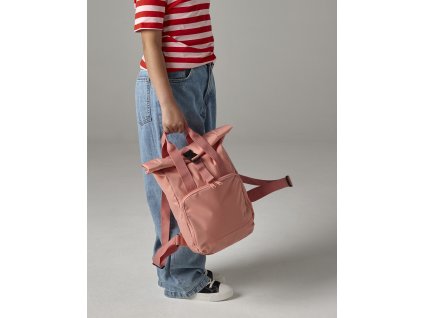 Recycled Mini Roll-Top Backpack