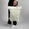 Essential Roll Top Backpack bílá