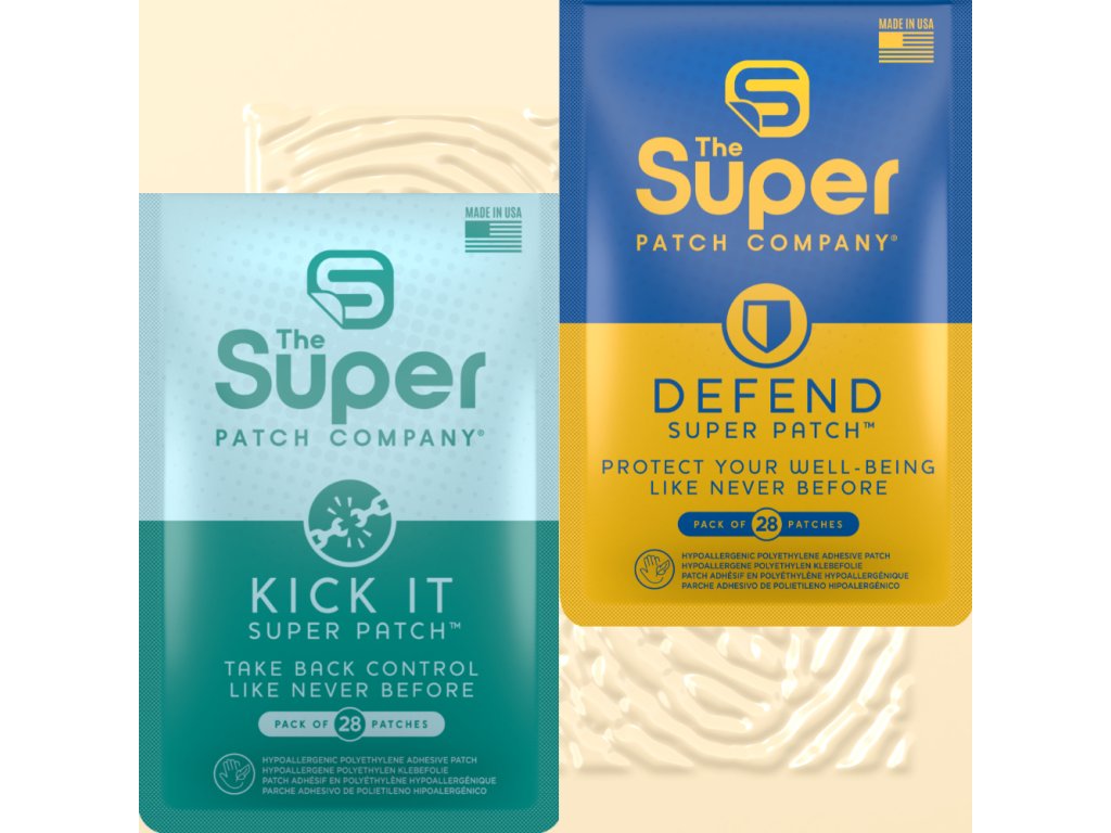 Podpora zdraví při odvykání s Kick It Patch a Defend Patch