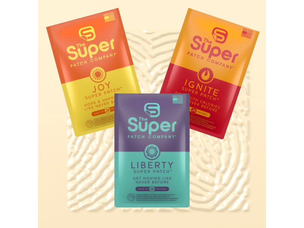 Zvýšení energie, pozitivní nálady a fyzické stability: Joy Patch + Ignite Patch + Liberty Patch