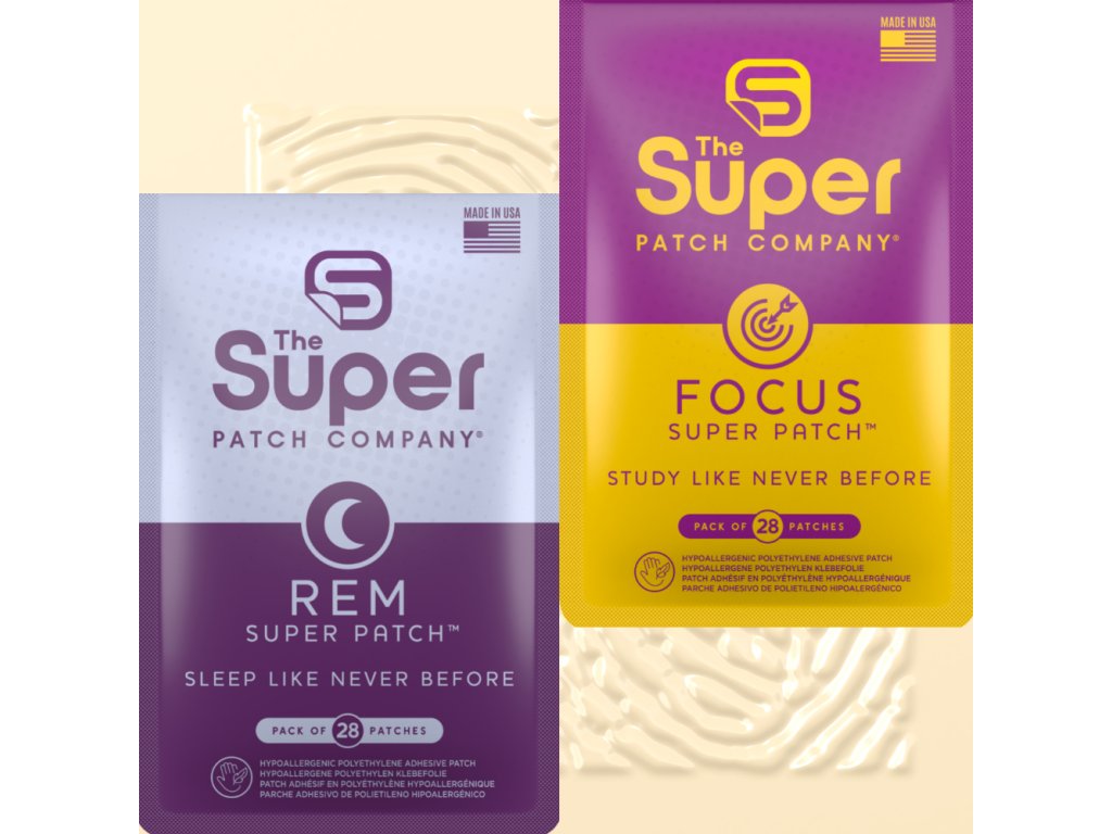 Lepší spánek a větší soustředění pro vyšší výkon s REM Patch a Focus Patch