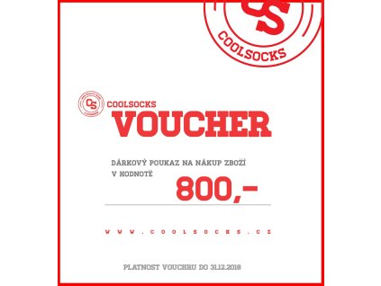 Dárkový poukaz v hodnotě 800,-