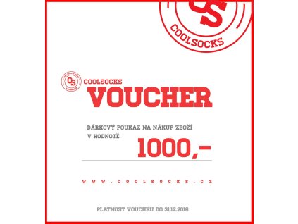 Dárkový poukaz v hodnotě 1000,-