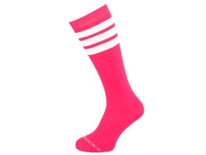 Coolsocks podkolenky Slim 22 PINK NEON