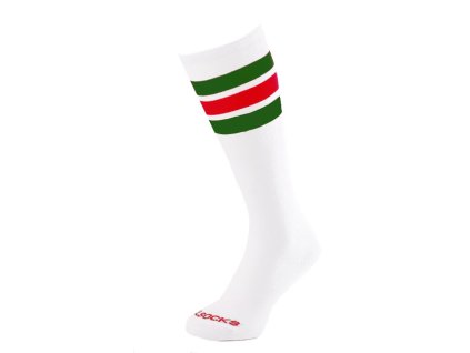 Coolsocks podkolenky Slim 10 Gu**i WHITE